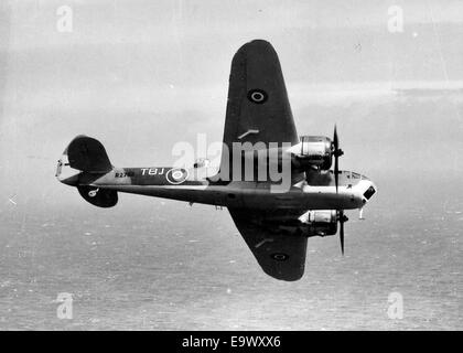 Bristol Blenheim Mk IV marquer quatre chasseurs-bombardiers de la RAF WW2 Banque D'Images