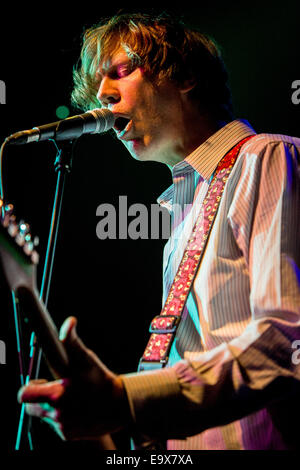 Milan Italie. 02 novembre 2014. Le musicien américain Thurston Moore et sa bande joue live music club Alcatraz pendant 'La meilleure journée de visite 2014' Banque D'Images