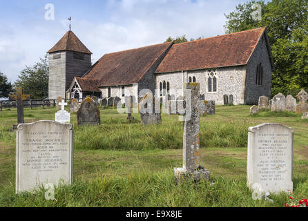 L'église St Mary, fournitures médicales dans le Hampshire, England, UK Banque D'Images