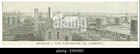 Cette illustration de 1891 du New Jersey présente une scène non identifiée, peut-être un paysage urbain ou industriel, mettant en évidence la croissance de l'État à la fin du XIXe siècle. Banque D'Images