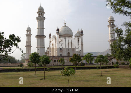Bibi Ka Maqbara tombe, Aurangabad, Maharashtra, Inde Banque D'Images