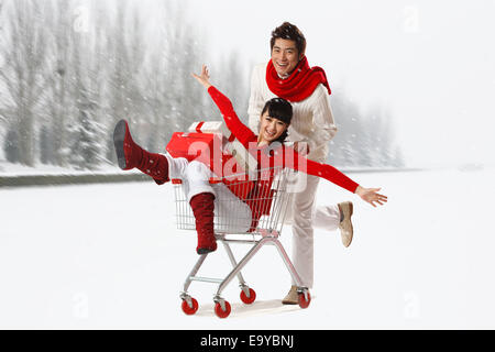 Portrait of young couple Banque D'Images