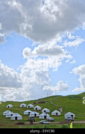 Chengde, Hebei, yourte bashang Banque D'Images