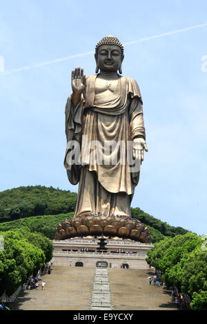 La province de Jiangsu Wuxi Lingshan - Shenyang Buddha Mountain Banque D'Images