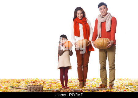 Portrait de famille chinoise Banque D'Images