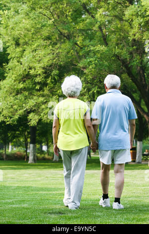 Couple de personnes âgées Banque D'Images