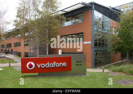 Maison de Vodafone, le quartier général de la Division mondiale appelé Vodafone Group plc. dans le Berkshire. Banque D'Images