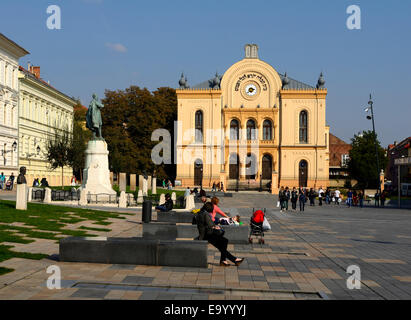 Kossuth Lajos Synagogue Ter square, Pecs Hongrie Baranya county South Transdanubia. Banque D'Images