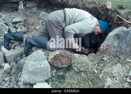 L'occasion de chercher de l'or dans une gravure écossais près de Leadhills dans Dumfriesshire Banque D'Images