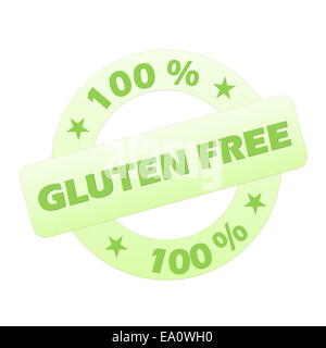 Gluten Free stamp Banque D'Images