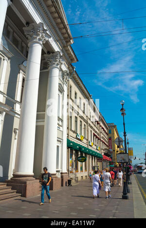 Nevsky Prospect, main street, Saint Petersburg, Russie, Europe Banque D'Images