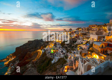 Santorini Grèce Banque D'Images