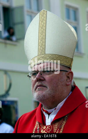 Reinhard Marx est un Cardinal allemand de l'Église catholique romaine. Il est le Cardinal Archevêque de Munich et Freising Banque D'Images