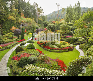 L'Épave-jardin sur l'île de Vancouver Banque D'Images