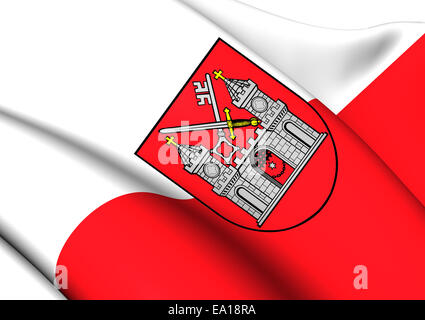 Drapeau de Tartu Banque D'Images