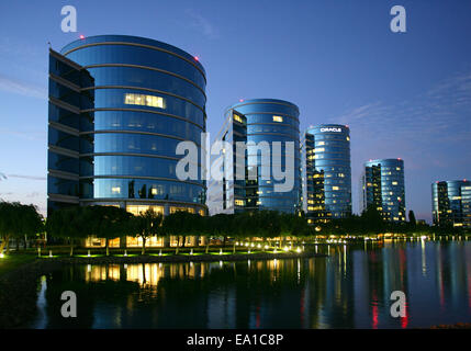 Siège de l'Oracle à Redwood Shores, près de San Francisco, Californie, USA Banque D'Images