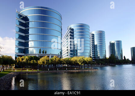 Siège de l'Oracle à Redwood Shores, près de San Francisco, Californie, USA Banque D'Images