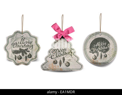 Joyeux Noël. Voeux de Noël. Vector illustration Banque D'Images