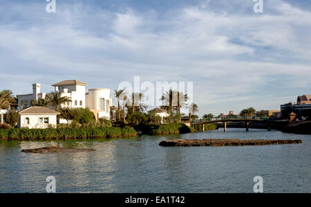 Ville lagunaire de El Gouna Banque D'Images