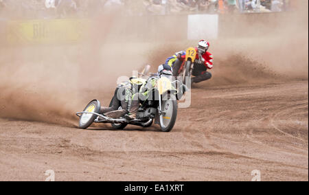 112e dirt track racing Herxheim ADAC Banque D'Images