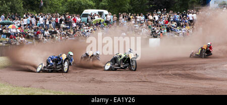 112e dirt track racing Herxheim ADAC Banque D'Images