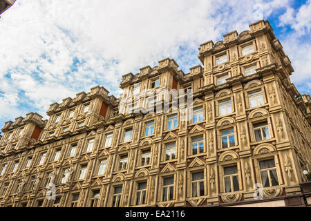 Les bâtiments et les habitations dans le centre historique de Prague : la Villa Adria Banque D'Images