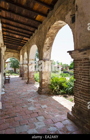 La mission de San Juan Capistrano, San Juan Capistrano, Orange County, Californie, USA Banque D'Images