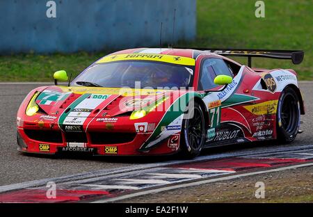 Shanghai, Chine. 2e Nov, 2014. 71 - AF Corse (ITA). Ferrari F458 Italia. DAVIDE RIGON (ITA) JAMES CALADO GBR) - FIA World Endurance Championship catégorie 1-2 Le Mans GTE Pro. Au Circuit International de Shanghai. © Marcio Machado/ZUMA/ZUMAPRESS.com/Alamy fil Live News Banque D'Images