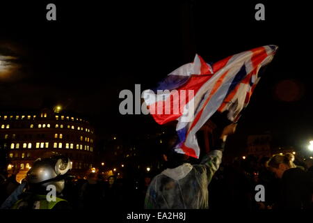 Londres, Royaume-Uni. 05Th Nov, 2014. Les manifestants se rassembleront à Trafalgar Square Crédit : Rachel/Megawhat Alamy Live News Banque D'Images