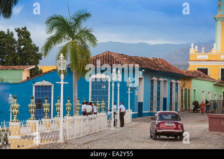 Plaza Mayor, Trinidad, Site du patrimoine mondial de l'UNESCO, la province de Sancti Spiritus, Cuba, Antilles, Caraïbes, Amérique Centrale Banque D'Images