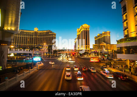 Vue sur le Strip, Las Vegas, Nevada, États-Unis d'Amérique, Amérique du Nord