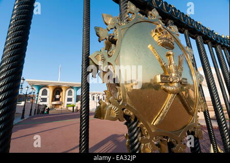 Palais du Sultan Qaboos, Muscat, Oman, Middle East Banque D'Images