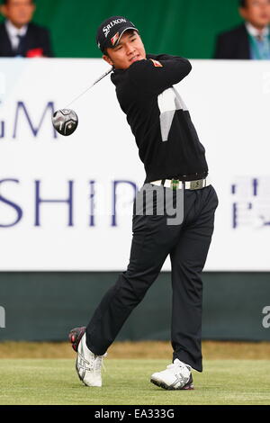 Chiba, Japon. Nov 6, 2014. Ichiro Kazuma Golf : Championnat de PGM HEIWA Kasumigaura Premier tour au Club de Golf de Miho à Chiba, Japon . © AFLO SPORT/Alamy Live News Banque D'Images