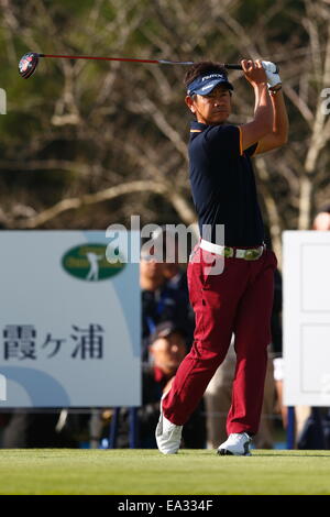 Chiba, Japon. Nov 6, 2014. Fujita Hiroyuki Golf : Championnat de PGM HEIWA Kasumigaura Premier tour au Club de Golf de Miho à Chiba, Japon . © AFLO SPORT/Alamy Live News Banque D'Images