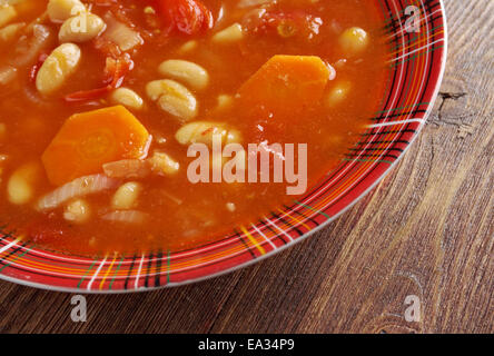 Fasolada.national food des Grecs Banque D'Images