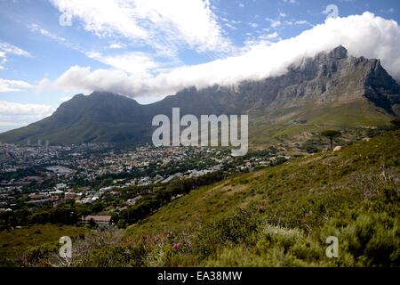 Haut de Table Mountain Banque D'Images