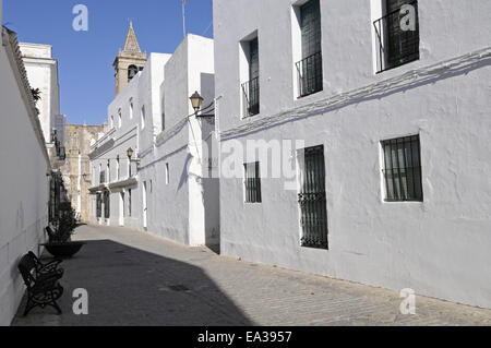 Vieille ville, Vejer de la Frontera, Espagne Banque D'Images