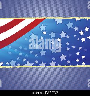 L'affiche de la fête de l'indépendance Banque D'Images