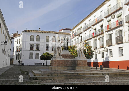 La Plaza del Conde de Priego, carré, Cordoue, Espagne Banque D'Images