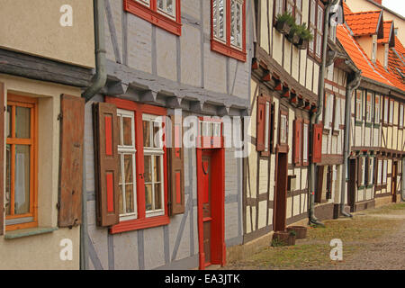 Maisons à colombages Banque D'Images