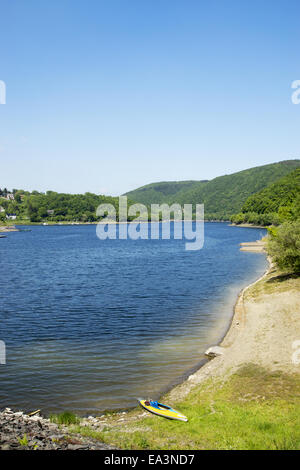 Rursee ,Rurberg, Eifel, Allemagne Banque D'Images