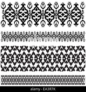 Série design motifs ottoman avec trente-sept Banque D'Images