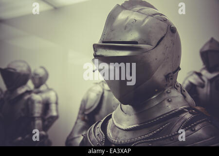 Casque, Armure de fer médiéval, armada espagnole Banque D'Images