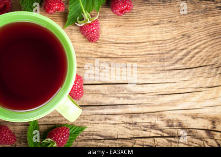 Thé framboise Banque D'Images