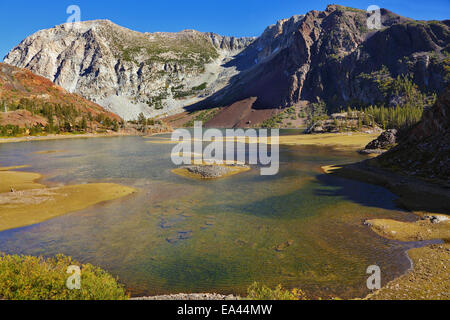 Sur le lac Tioga pass à Yosemite Banque D'Images