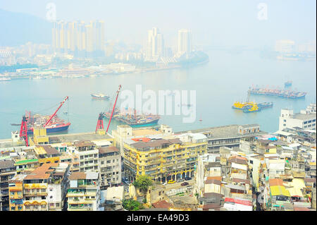 Bidonvilles de Macao Banque D'Images