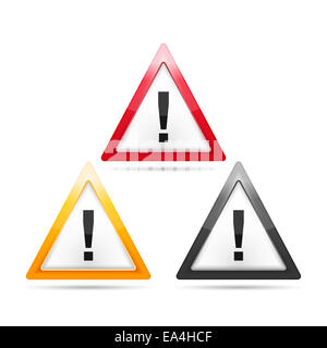 Les points d'exclamation Banque D'Images