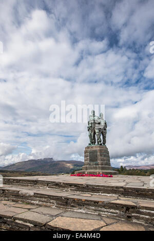 Mémorial Commando à Spean Bridge. Banque D'Images