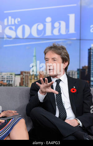 Toronto, Canada. 6e novembre 2014. Acteur et comédien américain canadien Martin Short apparaît sur les ondes de CTV LE SOCIAL à la promotion de ses mémoires - 'Je dois dire : ma vie comme un humble Légende Comédie'. Credit : EXImages/Alamy Live News Banque D'Images