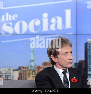 Toronto, Canada. 6e novembre 2014. Acteur et comédien américain canadien Martin Short apparaît sur les ondes de CTV LE SOCIAL à la promotion de ses mémoires - 'Je dois dire : ma vie comme un humble Légende Comédie'. Credit : EXImages/Alamy Live News Banque D'Images